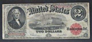 Series 1917 $2 Legel Tender Large Size Note - Circulated