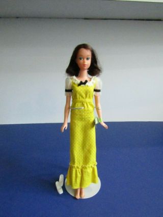 Vtg 1972 Quick Curl Francie W Wrist Tag Dress