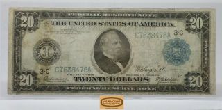 Fr.  972 1914 Philadelphia Large Size Federal Reserve 20 Dollars - 17109
