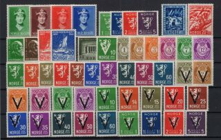 P131005/ Norway Stamps / Lot 1939 - 1941 Mh