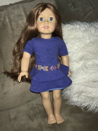 American Girl Doll 2013 Saige With Pierced Ears