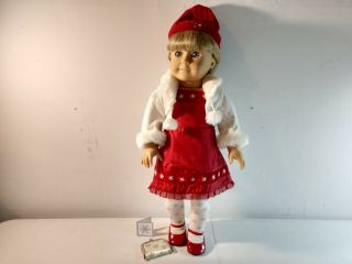 Pleasant Company American Girl Kirsten 18 " Doll Retired With Winter Clothes Set