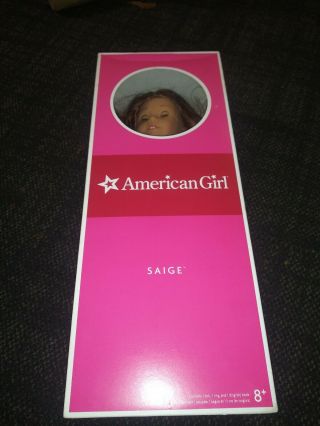 American Girl Saige Copeland 18 " Doll W/ Box Retired Vaulted