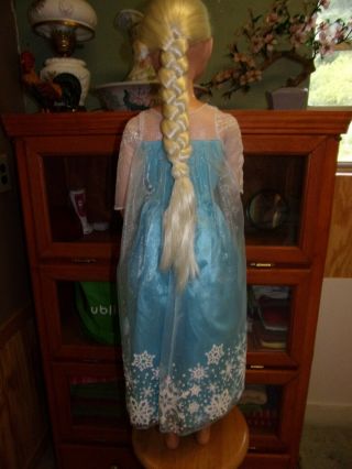 Disney ' s Frozen Princess Elsa Life - Size My - Size Doll 38  Tall Adorable 3