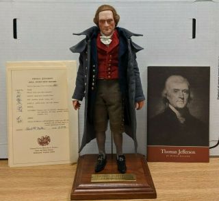 12 " Us Historical Society Thomas Jefferson Living Image Doll 091819dbt3