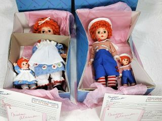 Madame Alexander StoryLand Dolls Mop - Top Wendy,  Mop - Top Billy w Ornaments,  Boxes 2