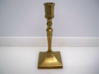 MINATURE SOLID BRASS CANDLESTICK FOR DOLL HOUSE OR MINATURE DISPLAY CABINET 2
