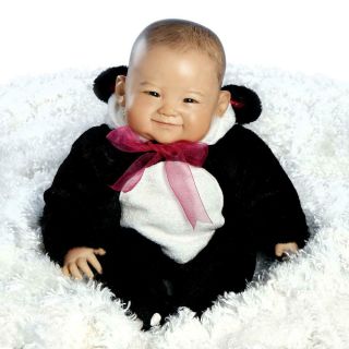 Paradise Galleries Su Lin Real Life Like Reborn Infant Asian Baby Vinyl Doll