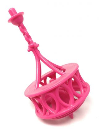 2015 Mattel Barbie Dream House Replacement Part Pink Chandelier Light Fixture