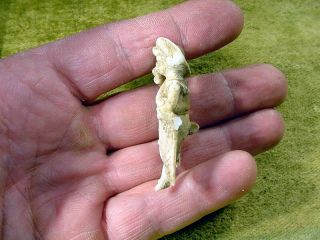excavated vintage funny figurine girl with kite for dollhouse age 1900 Art 11868 3