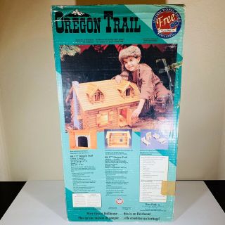 Dura Craft,  Log Cabin Doll House,  Oregon Trail Log Cabin House Kit 1994
