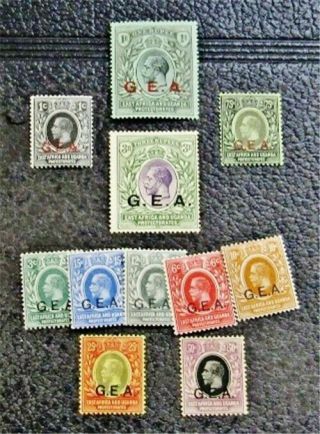 Nystamps German East Africa Stamp N106 // N117 Og H $31