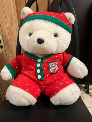 1990 Dayton Hudson Santa Bear Dream Bear Stuffed Plush