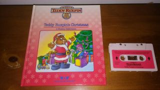 Teddy Ruxpin - Teddy Ruxpin Christmas Book With Tape