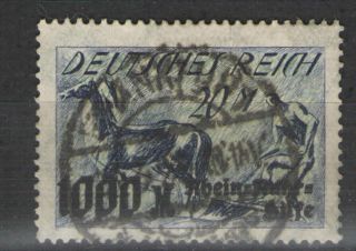 Germany Wiemar Era 1923 Sc B7 Vg - Scarce Early Semi Postal