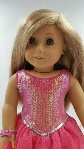 American Girl Doll Truly Me 18” Doll American Girl Llc Blonde Hair Green Eyes