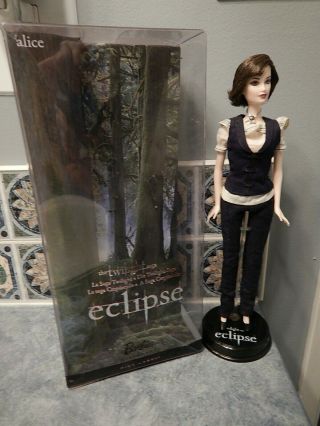 Twilight Saga Eclipse Barbie Collector Doll Alice Cullen Pink Label 12 " Mattel