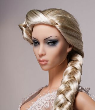 Superdoll Dove Wig Only,  Fits 16 " Sybarite Dolls,  Thick Blonde Braide