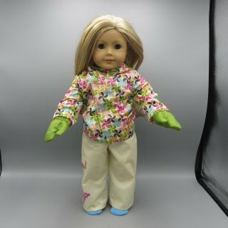 American Girl Truly Me 27 Jly 18 " Doll - Blonde Hair Blue Eyes Snowboard Outfit