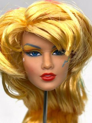 Fashion Royalty Jem And The Holograms Graphix Integrity Doll Head B2