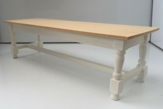 Huge Long Painted Dolls House Kitchen Work Table Rob Lucas Dollhouse