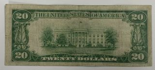 1929 $20 National Currency Bank Of Marietta Ohio 142 2