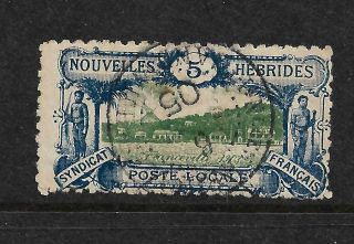 Nouvelles Hebrides Syndicat Francais 1903 Local Stamp,  Hebrides,  Poste Locale