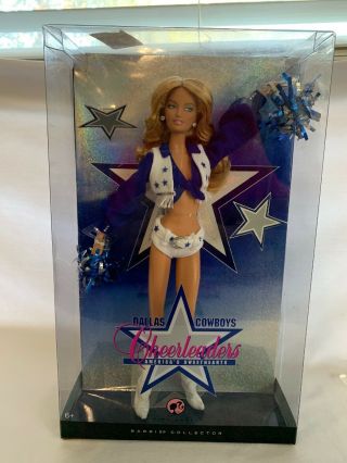 2007 Blonde Dallas Cowboys Cheerleaders America’s Sweetheart Barbie Doll Nib