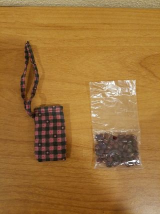 Pleasant Company American Girl Addy Winter Fun Mancala Bag And Beans Only