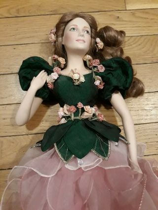 Franklin The Rose Princess Heirloom Porcelain Doll 1988 2
