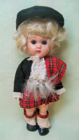 1959 Vogue Ginny Bkw Doll In Scottish Costume