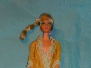 Vintage Mod Talking Barbie Ash Blonde Tnt Doll Tlc Or Ooak Japan Eyelash Era