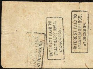 1862 $100 DOLLAR CONFEDERATE STATES CURRENCY CIVIL WAR NOTE OLD PAPER MONEY T - 39 3