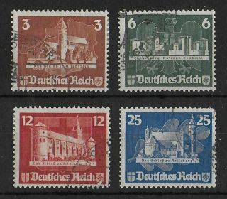 Germany Reich 1935 Ostropa Complete Set From Sheet Michel 576 - 579 Cv €200