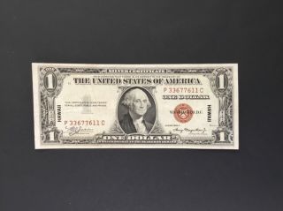 Us 1935 A $1 Dollar Silver Certificate Hawaii.