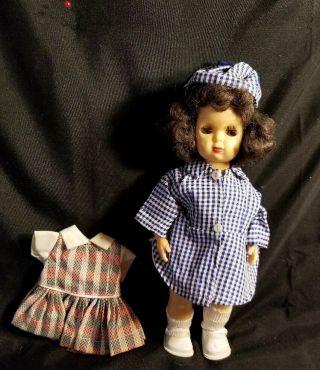 Two Tagged Outfits For 10 " Vtg.  Tiny Terri Lee Dolls - Coat,  Hat,  Dress