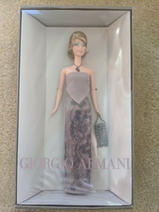 Giorgio Armani Limited Edition Barbie Doll & Shipper B2521