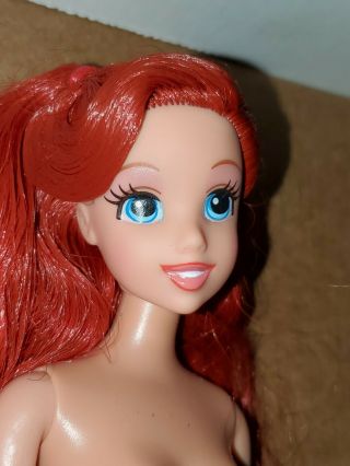 Disney Mattel 2006 Glitter Princess Ariel Little Mermaid Barbie Doll Nude