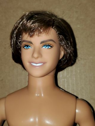 Troy Bolton Zac Efron High School Musical Barbie Ken Doll Nude For Ooak Or Play