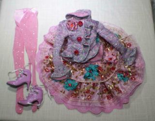 Tonner Ellowyne Wilde " Pink Floral Fashion " Outfit For 16 " Female Doll