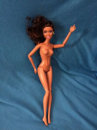 Barbie Doll Aa Black African American Fashionista Articulated Jointed Doll