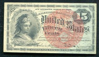 Fr.  1271 15 Fifteen Cents Fourth Issue Fractional Currency Vf/xf