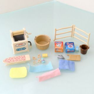 Sylvanian Families Laundry Set Retired Epoch Calico Critters