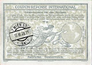 Austria 60 G.  International Reply Coupon Jm