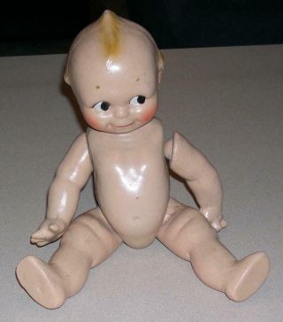 Vintage Wooden Baby Doll,  13 " Tall,  Arms,  Legs And Head Rotate