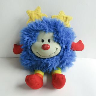 Vtg 80s Rainbow Brite Stuffed Animal Blue Plush Sprite Champ Romeo 1983 Toy 10