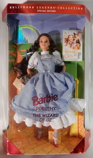 Barbie Doll Dorothy & Toto From The Wizard Of Oz - Mattel 12701 Special Editio