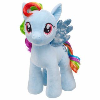 My Little Pony Build A Bear Rainbow Dash Plush Stuffed Animal Doll Large 16 " Toy