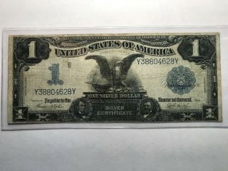 1899 $1 Silver Certificate Large Size Note - Vf See Photos