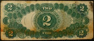 1917 $2 Two Dollar United States Legal Tender Large Note 2